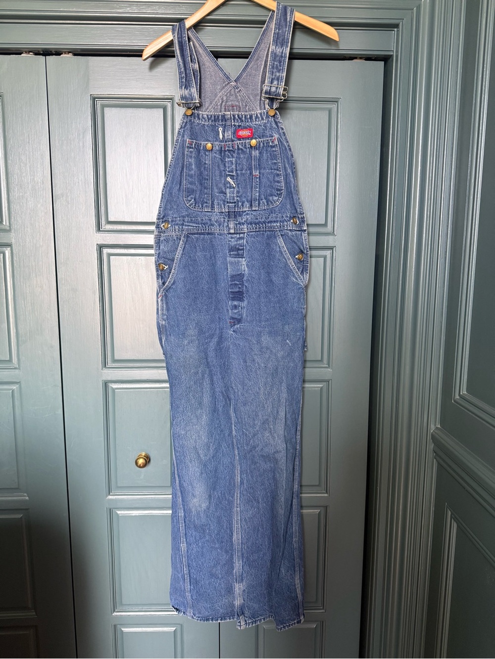 Dickies Blue Denim Long Overalls